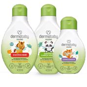 Kit Dermobaby Vegano Shampoo 400ml + Sabonete 400ml + Condicionador 200ml
