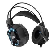 Fone de Ouvido Gamer Super Bass Over-ear Luz Led Knup 464