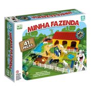 Brinquedo De Montar Minha Fazenda 41 Peças Menino - Nig