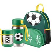 KIT MOCHILA GARRAFA E POTE TERMICO COM TALHER SPARK STYLE FUTEBOL - SKIP HOP