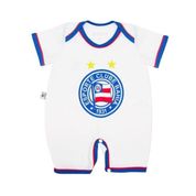Macacão Bebê Bahia Manga Curta Oficial