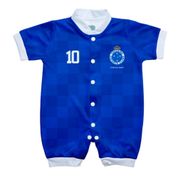 Macacão Cruzeiro Bebê Curto Azul - Torcida Baby