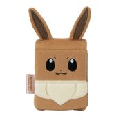 Estojo de pelúcia para cartas Pokémon Eevee