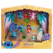 Set 6 Bonecos Stitch Com Acessórios - Sunny