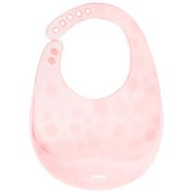 Babador De Silicone Translúcido Com Case Feminino Pimpolho - Rosa