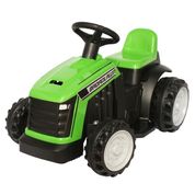 TRATOR INFANTIL ELETRICO C/ REBOQUE VERDE - IMPORTWAY