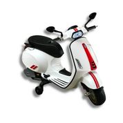 MINI MOTO ELETRICA LICENCIADA VESPA 12 V BRANCA - IMPORTWAY