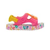 Sandália bebê menino Bluey Mini Melissa Hop Rosa