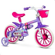 Bicicleta Infantil 3 anos Nathor Com rodinhas Aro 12