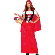 Fantasia Chapeuzinho Vermelho Adulto Feminina de Luxo Completa