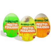 Ovo Surpresa Slime Insetos Pegajosos - Modelos Sortidos - Doce Brinquedos