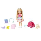 Boneca Barbie Chelsea Turista c/ Cachorro - Mattel