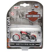 Moto Harley Davidson 1958 FLH Duo Glide - HD Custom - 1/24 - Maisto