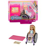 Boneca Barbie Chelsea c/ Cadeira de Rodas - Mattel