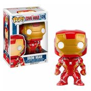 Homem de Ferro (Iron Man) - Capitão América Guerra Civil #126 - Pop Marvel - Funko