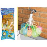 Water Ballon - 70 Balões de Água em Segundos p/ Guerra de Bexiga - Braskit