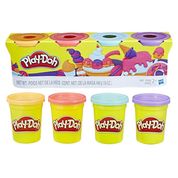 Massinha de Modelar Play-Doh - 4 Potes Sortidos - Hasbro