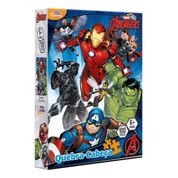Puzzle Marvel Vingadores - Quebra-Cabeça 100 peças - Toyster