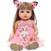 Boneca Bebê Reborn Realista Baby Star - Loira - BBR Toys