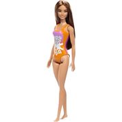 Boneca Barbie Praia Maiô Morena - Mattel