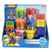 Massinha de Modelar Ki Massa - Patrulha Canina - Kit da Patrulha c/ 6 Potes e 6 Formas - Sunny