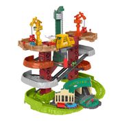 Pista Conjunto Super Torre de Trens e Guindastes c/ Thomas Motorizado, Percy e Harold - Thomas e seus Amigos - Fisher Price - Mattel