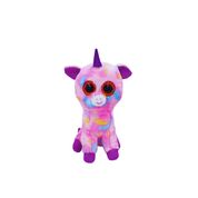 Unicórnio de Pelúcia Colorido com Olhos Brilhantes S2 Toys 24cm Sentado Antialérgico