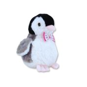 Pinguim de Pelúcia Fizzy Toys com Gravata Rosa Antialérgico – Presente Encantador