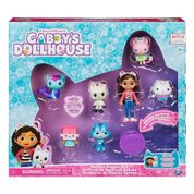 Gabby’s Dollhouse Conjunto Deluxe com 7 Personagens e Acessório Surpresa
