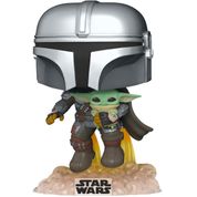 Funko Pop Mandalorian with Baby Yoda 402 - Star Wars The Mandalorian