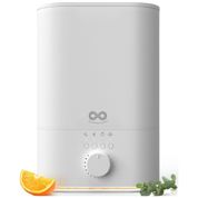 Umidificador Ultrassônico Premium para Grandes Ambientes, Recarga Top, Ideal p/ Dormitório, Fácil Limpeza, Aromaterapia Compatível,Everlasting Comfort
