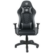 Cadeira Gamer Elite Pro Dazz Preto e cinza reclinável