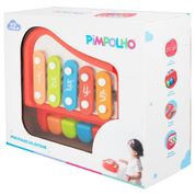 Mini Piano Xilofone Unissex Pimpolho Vermelho