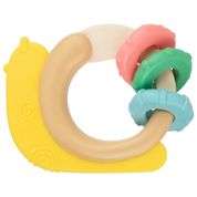 Mordedor Caracol Bebê Unissex Pimpolho - Amarelo