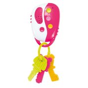 Chaveiro Musical Para Bebê Pimpolho Rosa