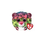 Bicho de Pelúcia Ty Beanie Balls Dotty Onça Pintada Colorida com Olhos Brilhantes e Super Maciez