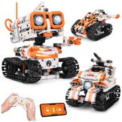 Kit de Robótica STEM para Crianças de 8 a 12 Anos: Montagem de Robôs 3 em 1 com Controle Remoto por APP e Programação, Projetos Científicos ,Kyanio