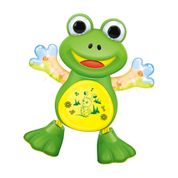 Brinquedo Interativo Musical Mexe Danca com Luz e Som Dancing Sapo