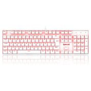 Teclado gamer Mitra Wite LED vermelho Switch brown K551W