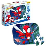Quebra-Cabeça de Madeira Spidey Infantil Homem Aranha Original Xalingo 60 Peças