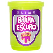 Slime Gelelé Brilha no Escuro 110g - Doce Brinquedos
