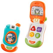 Brinquedo Telefone Celular Flip Baby - Guta Guti - DM Toys