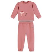 Conjunto Manga Longa Lilica Ripilica Flowers Rosa