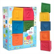 Cubos Divertidos Toyster – Brinquedo Educativo Sensorial para Bebês +8 Meses