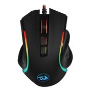 Mouse Gamer com Fio Redragon Griffin M607 Usb 7200dpi Óptico Led Rgb Cor Preto