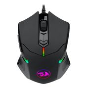 Mouse Gamer com Fio Redragon Usb Centrophorus M601 Rgb 7200dpi 1000hz Cor Preto