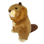 Castor de Pelúcia 30cm Fizzy Toys com Tecido Antialérgico