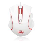 Mouse Gamer com Fio Nothosaur Redragon M606W 3200 Dpi Cor Branco