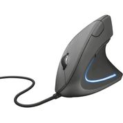 Mouse Gamer Vertical com Fio D5 Ergonômico 3600 Dpi Led Usb