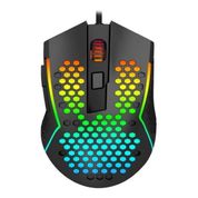 Mouse Gamer com Fio Redragon M987pk Reaping Elite Rgb 32000 Dpi Cor Preto
